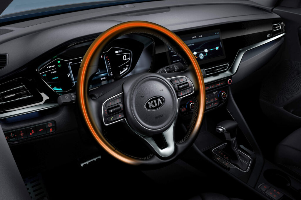 Kia Niro podgrzewana kierownica